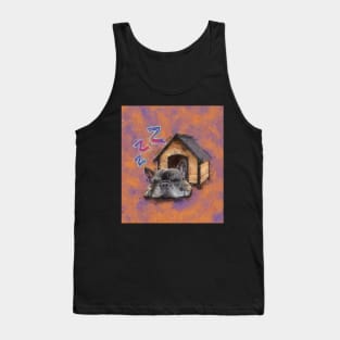 Sleeping French Bulldog Tank Top